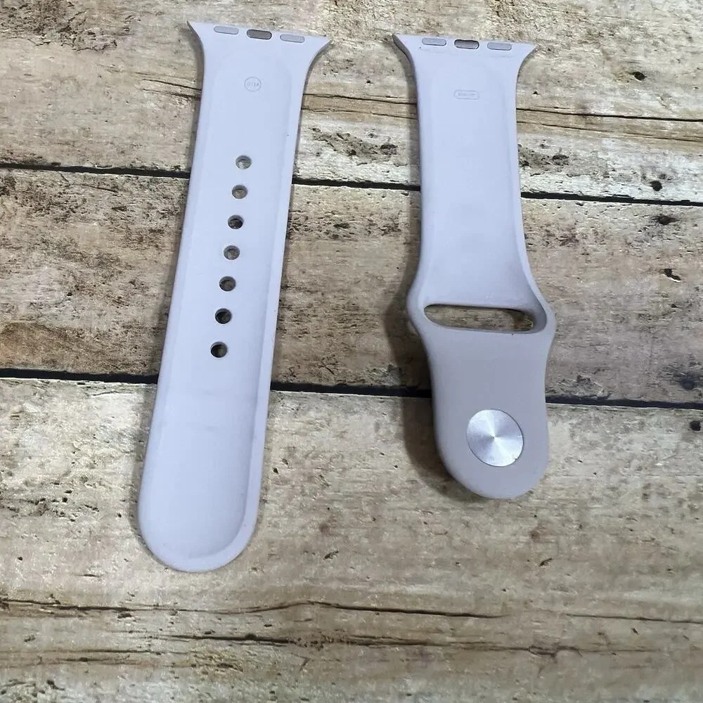 Genuine Original Apple Watch 38mm,40mm,41mm SM Sport Band Strap Starlight